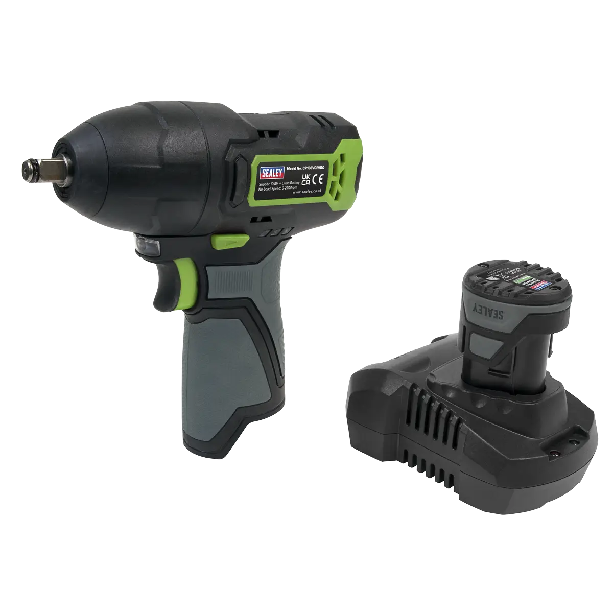 SV10.8 Series 3/8"Sq Drive Cordless Impact Wrench Kit 10.8V 2Ah [CP108VCIW]