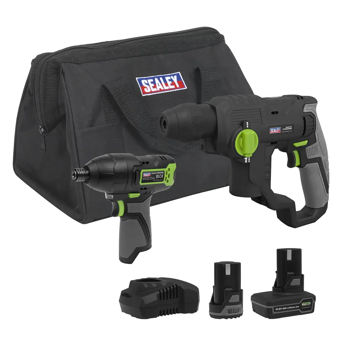 2 x SV10.8 Series Cordless Power Tool Kit 10.8V - 2 Batteries [CP108VCOMBO4]