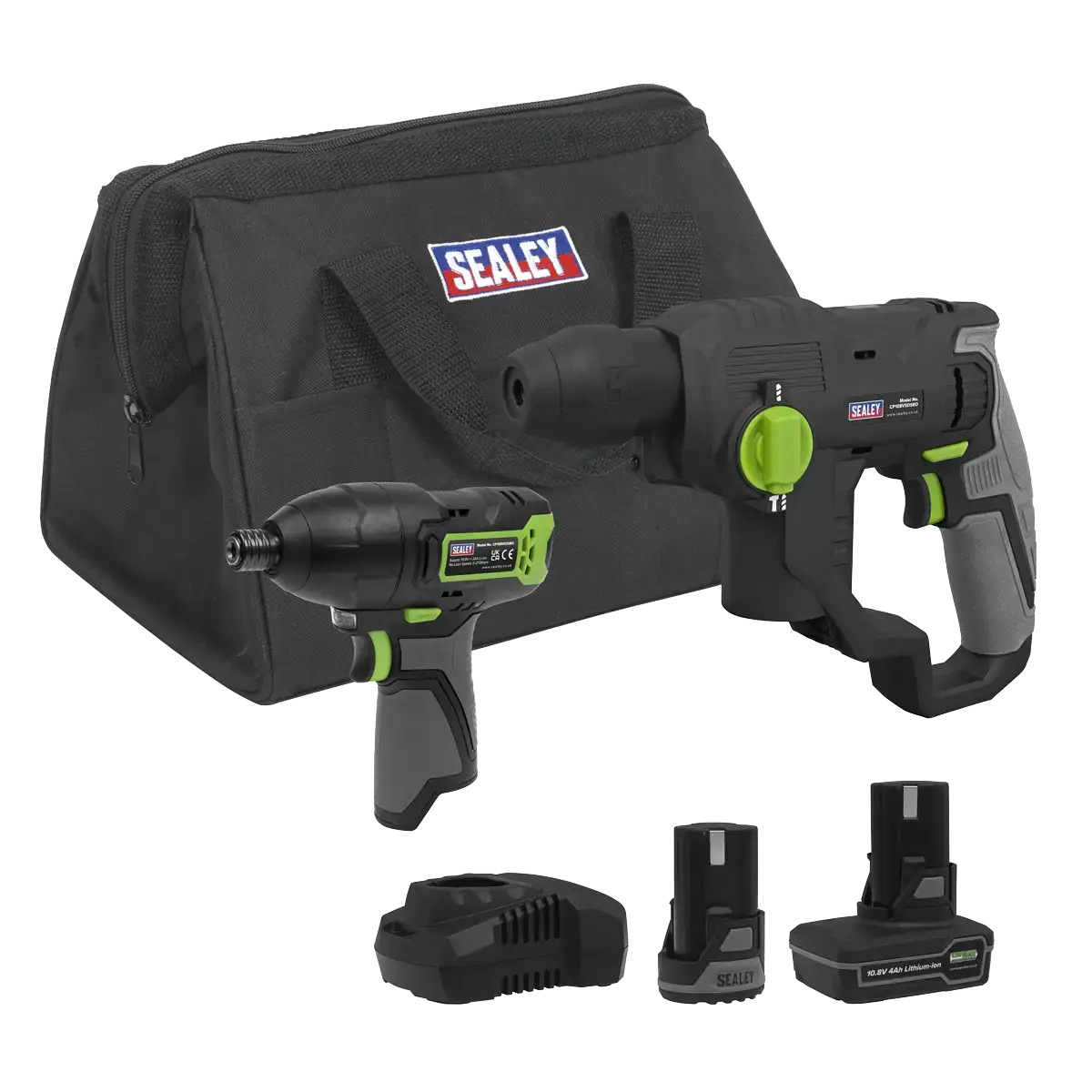 2 x SV10.8 Series Cordless Power Tool Kit 10.8V - 2 Batteries [CP108VCOMBO4]