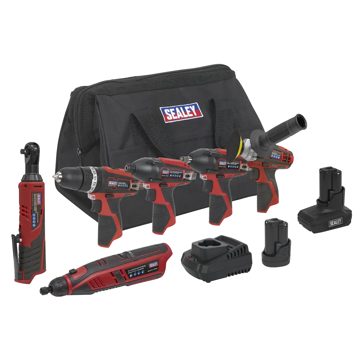 6 x SV12 Series Cordless Power Tool Kit 12V - 2 Batteries [CP1200COMBO2]