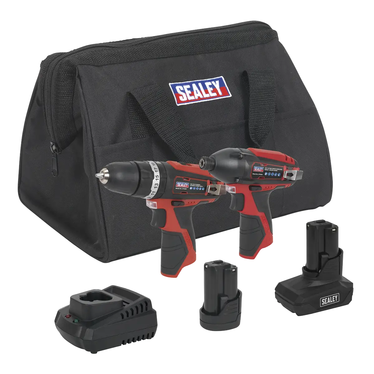 2 x SV12 Series Cordless Power Tool Kit 12V - 2 Batteries [CP1200COMBO6]