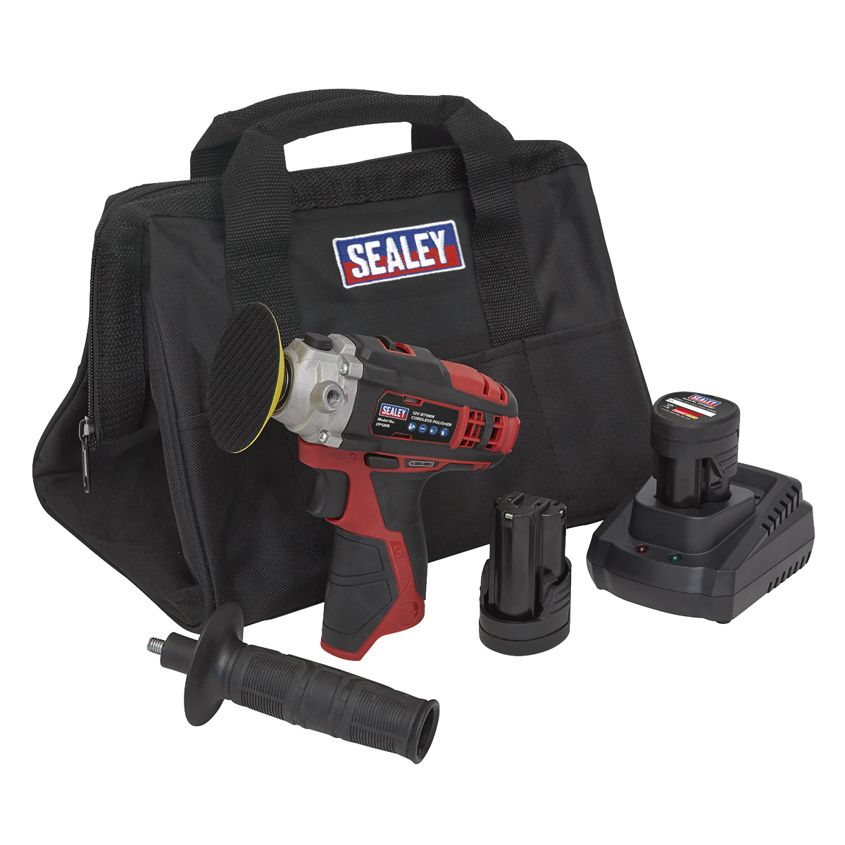 SV12 Series 71mm Cordless Polisher Kit 12V 2Ah - 2 Batteries [CP1205KIT]