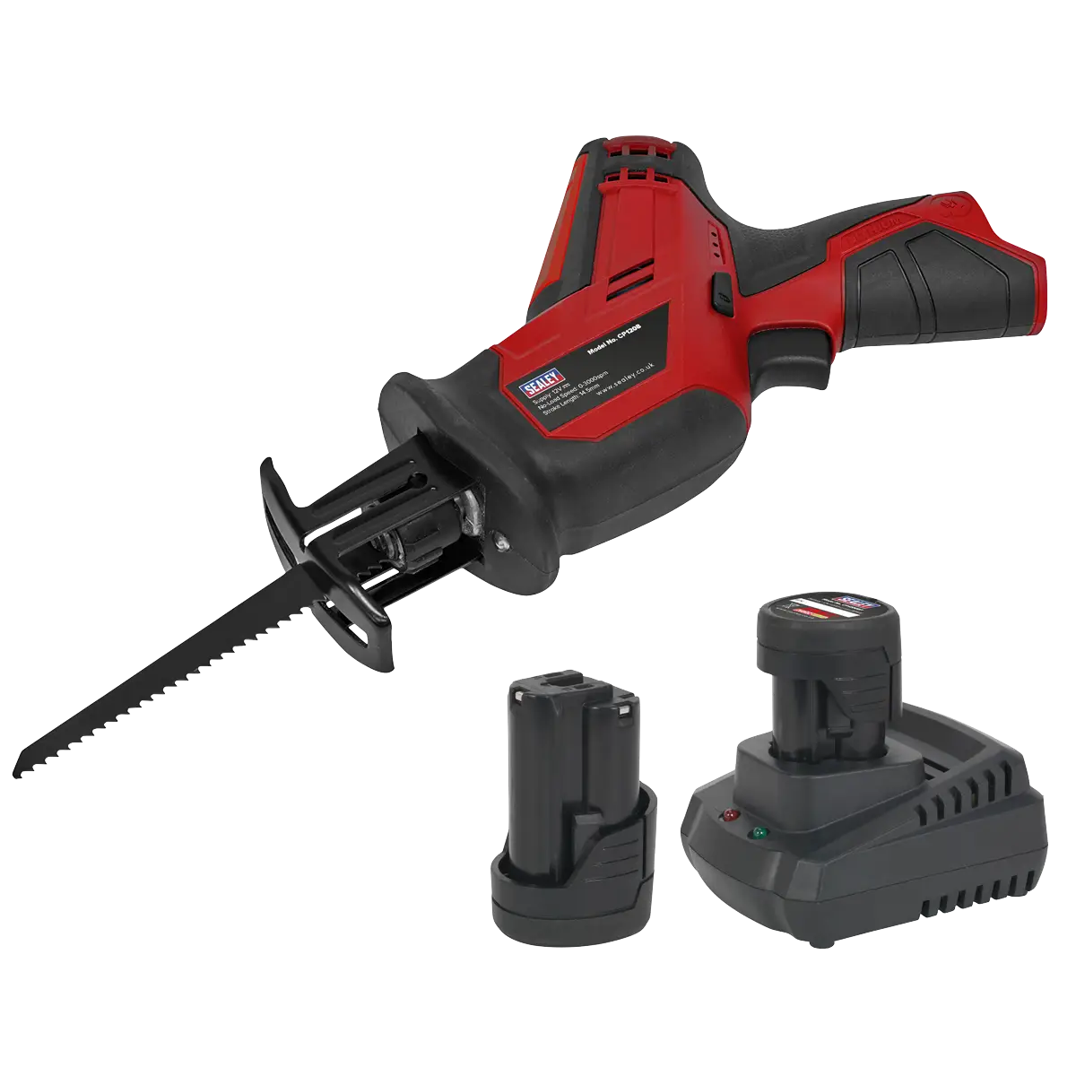 SV12 Series Cordless Reciprocating Saw Kit 12V 2Ah - 2 Batteries [CP1208KIT]