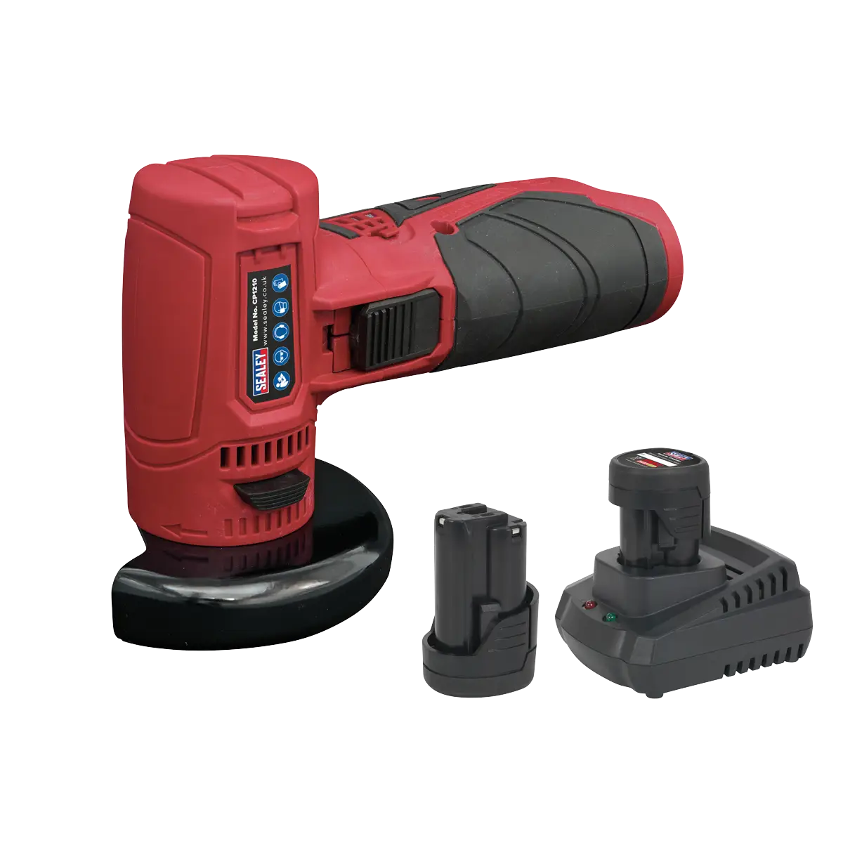 SV12 Series 75mm Cordless Angle Grinder Kit 12V 2Ah - 2 Batteries [CP1210KIT]