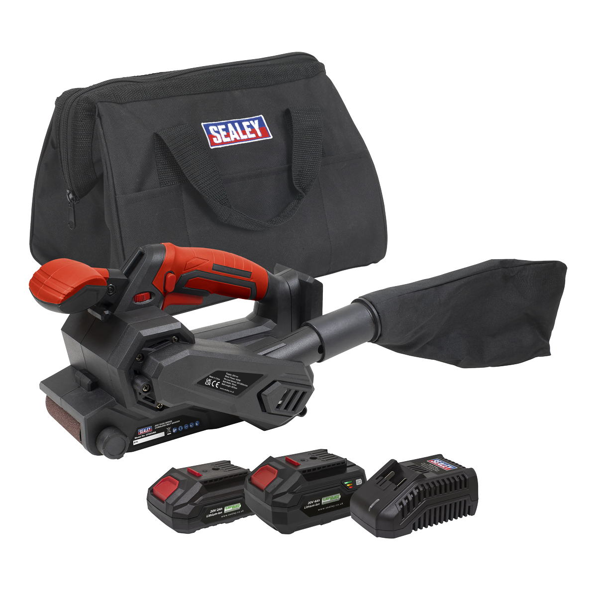 SV20 Series 76mm Cordless Belt Sander Kit 20V - 2 Batteries [CP20VBSKIT]