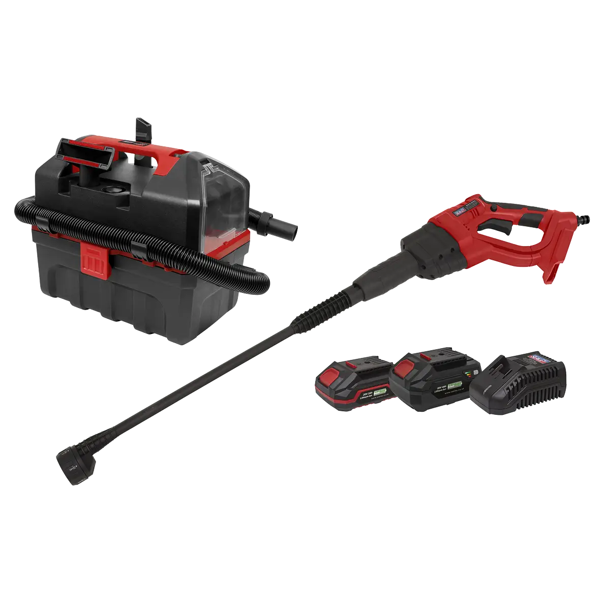 2 x SV20 Series Cordless Power Tool Car Cleaning Kit 20V - 2 Batteries [CP20VCOMBO11]