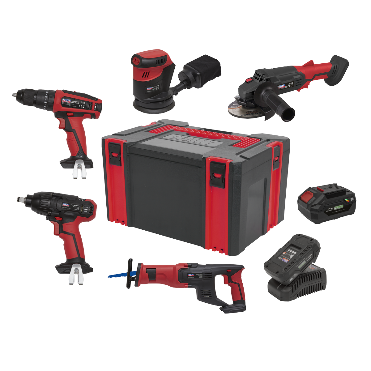 5 x SV20 Series Cordless Power Tool Kit 20V - 2 Batteries [CP20VCOMBO2]