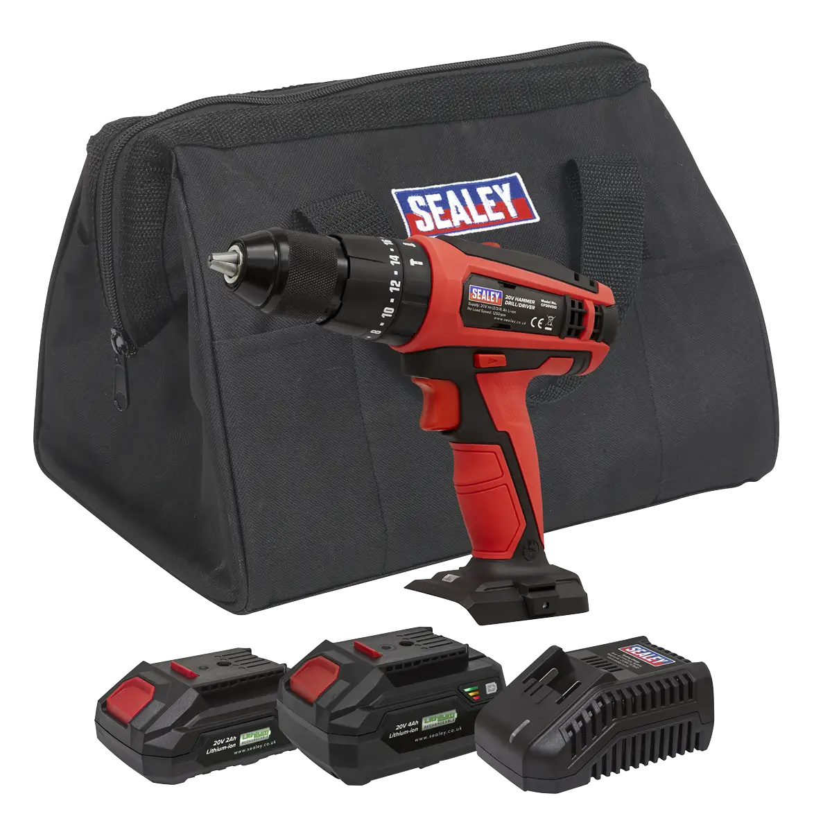 SV20 Series 13mm Cordless Combi Drill Kit 20V - 2 Batteries [CP20VDDKIT]
