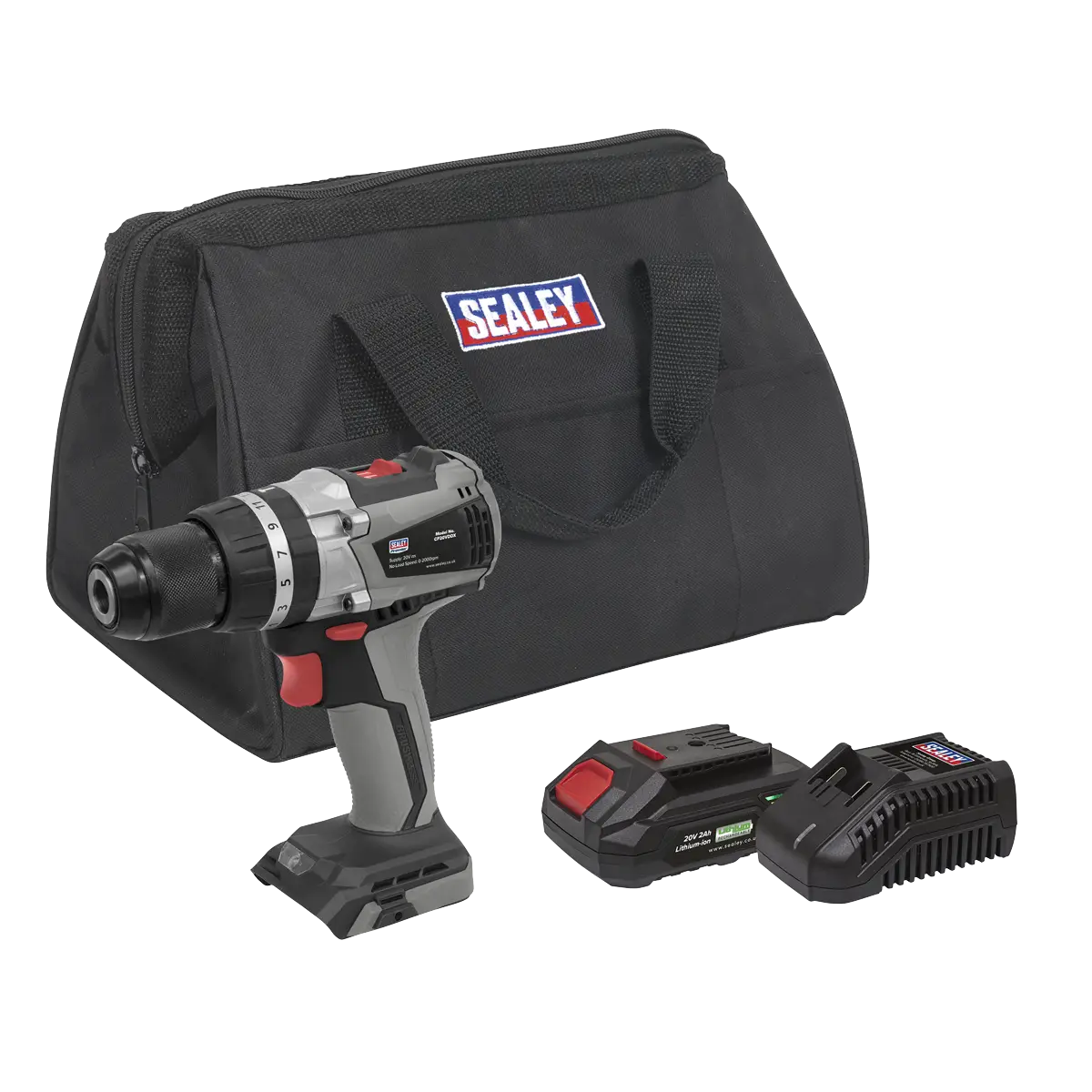 Premier SV20 Series 13mm Brushless Cordless Combi Drill Kit 20V 2Ah [CP20VDDXKIT1]
