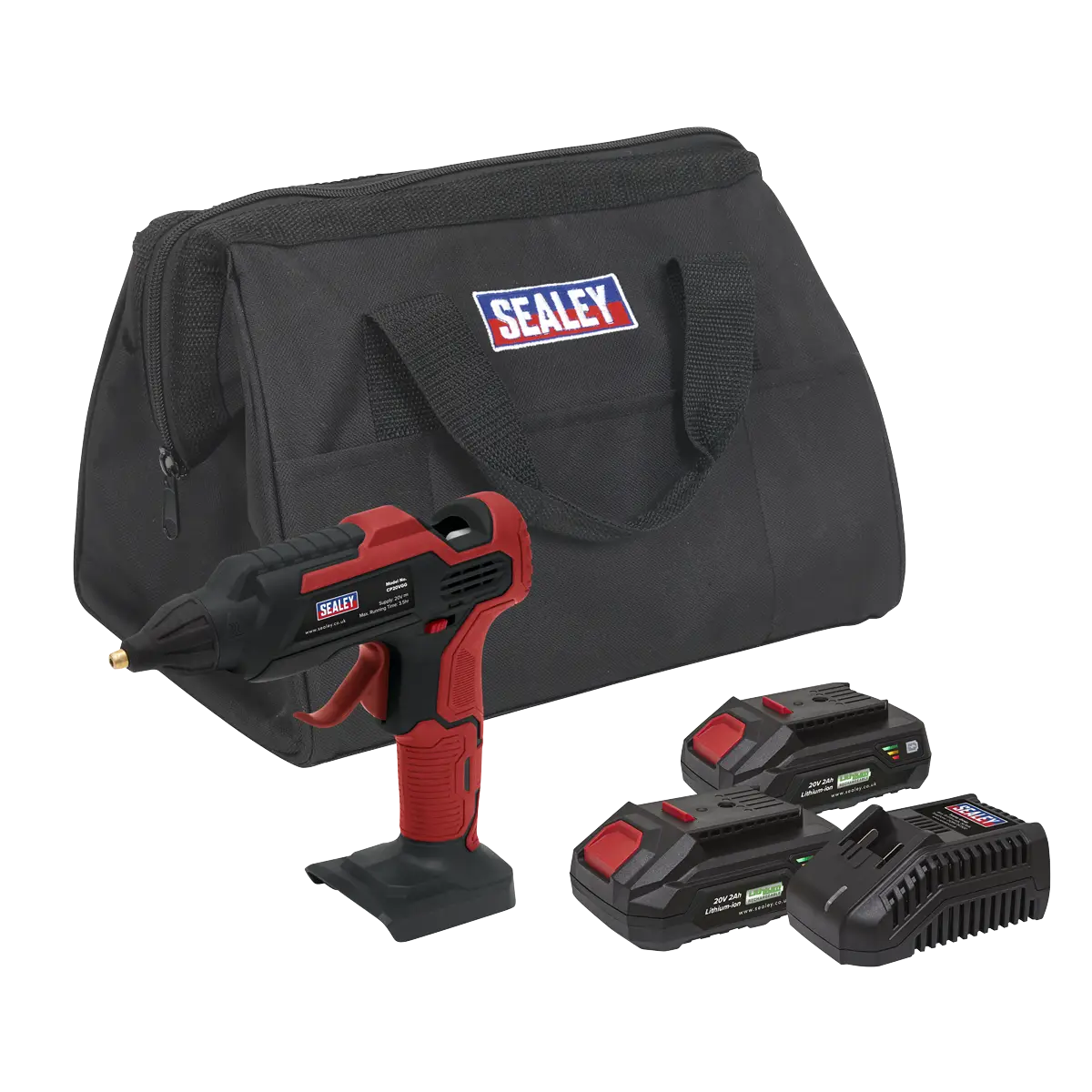 SV20 Series Cordless Glue Gun Kit 20V 2Ah - 2 Batteries [CP20VGGKIT]