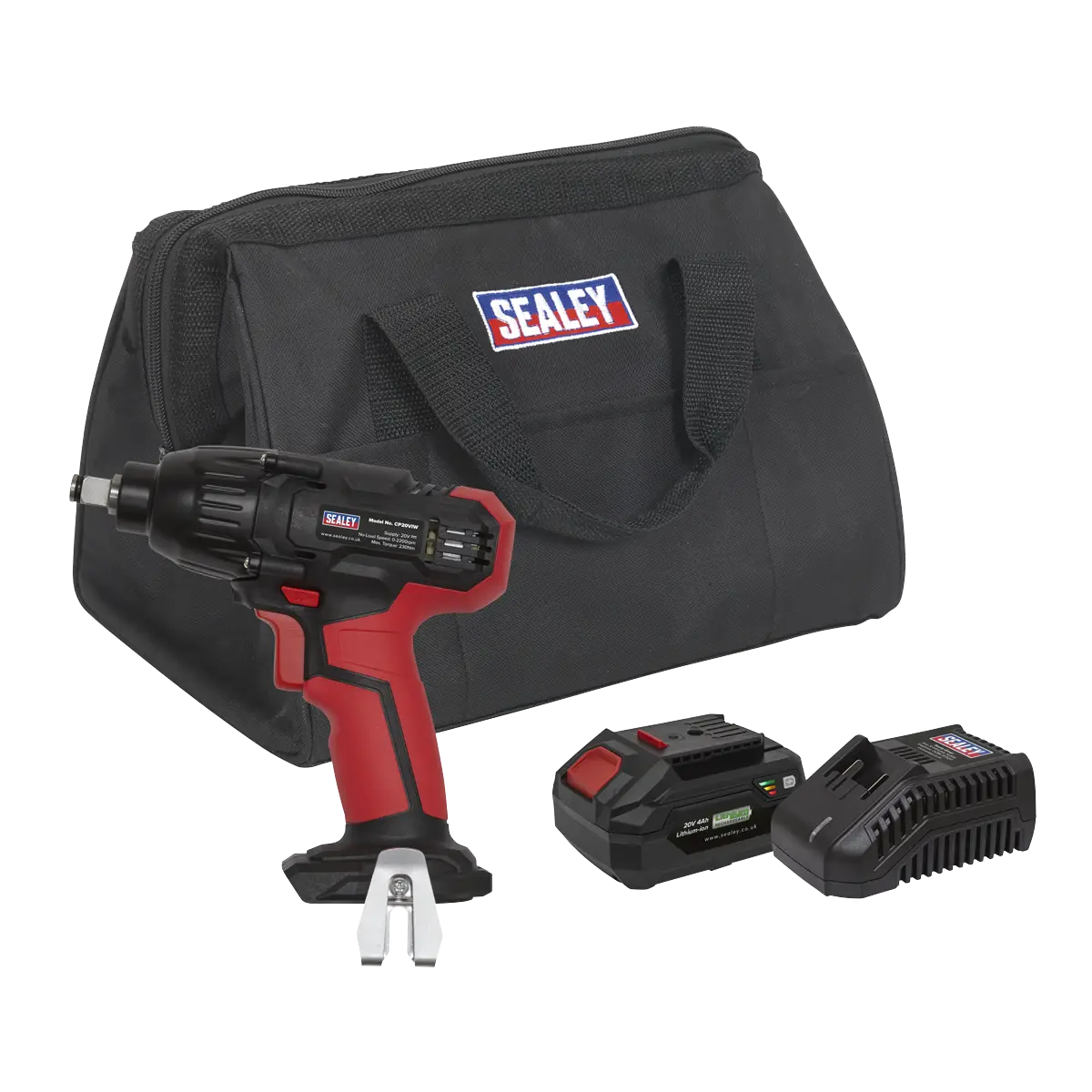 SV20 Series 1/2"Sq Drive Cordless Impact Wrench Kit 20V 4Ah - 2 Batteries [CP20VIWKIT1]