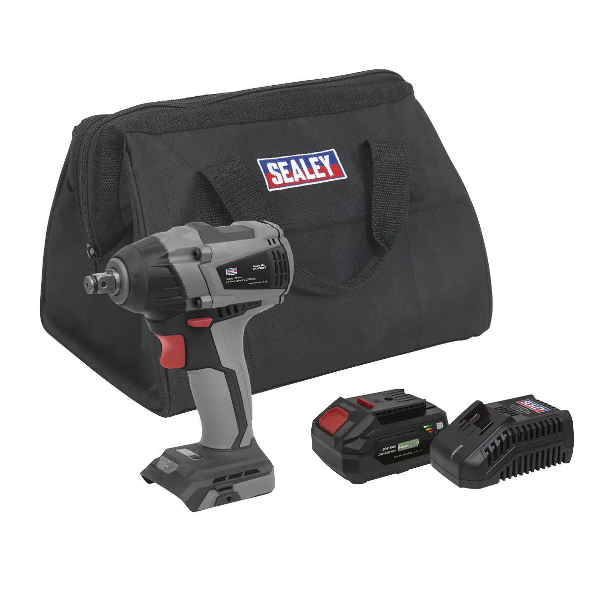 Premier SV20 Series 1/2"Sq Drive Brushless Cordless Impact Wrench Kit 20V 4Ah [CP20VIWXKIT1]