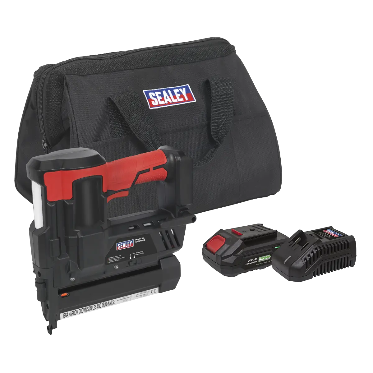 SV20 Series Cordless Nail/Staple Gun Kit 18G 20V 2Ah [CP20VNGKIT1]