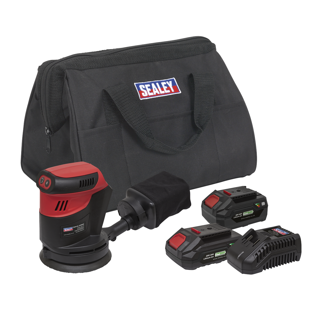 SV20 Series 125mm Cordless Orbital Palm Sander Kit 20V - 2 Batteries [CP20VOSKIT]