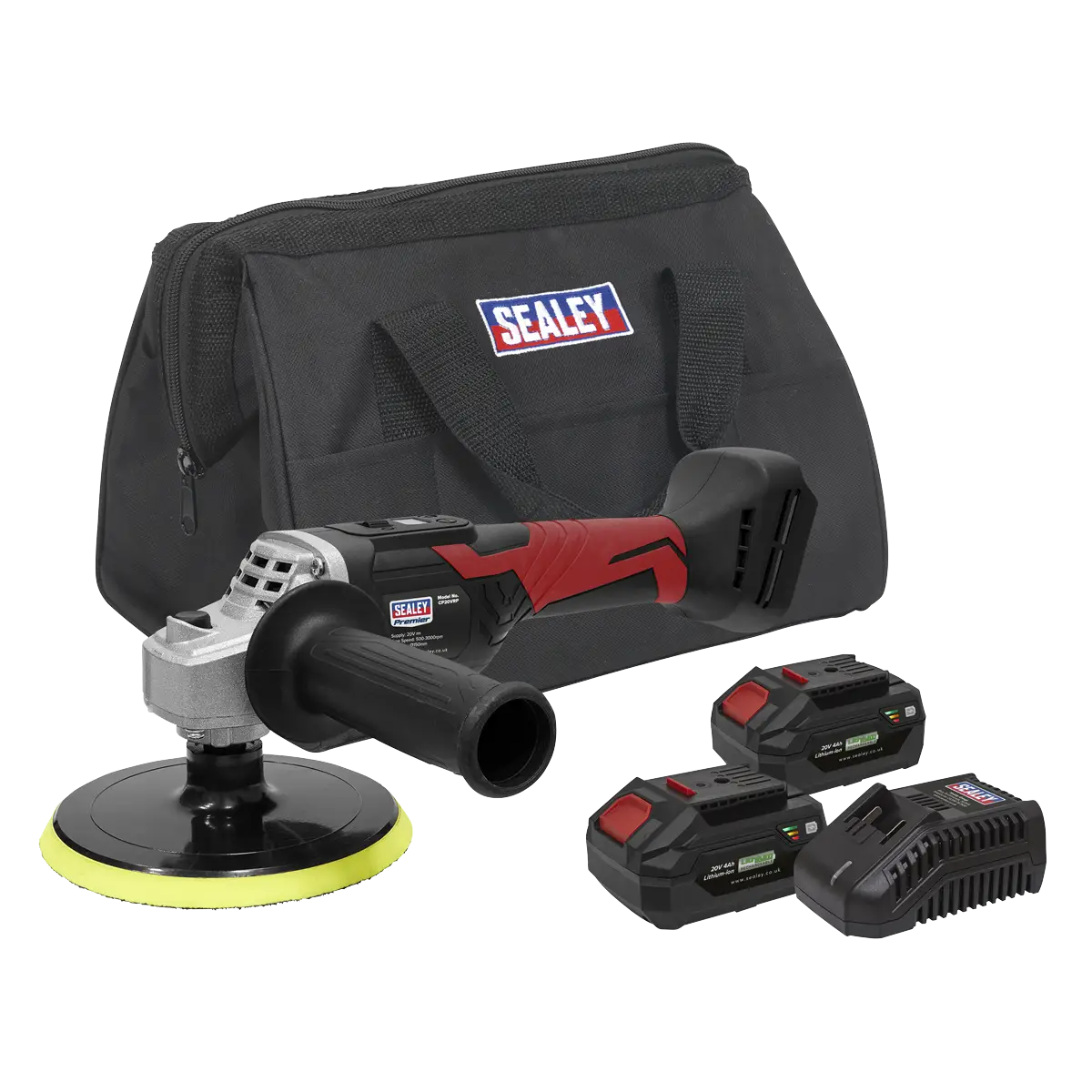 Premier SV20 Series 150mm Cordless Rotary Polisher 20V 4Ah - 2 Batteries [CP20VRPKIT2]