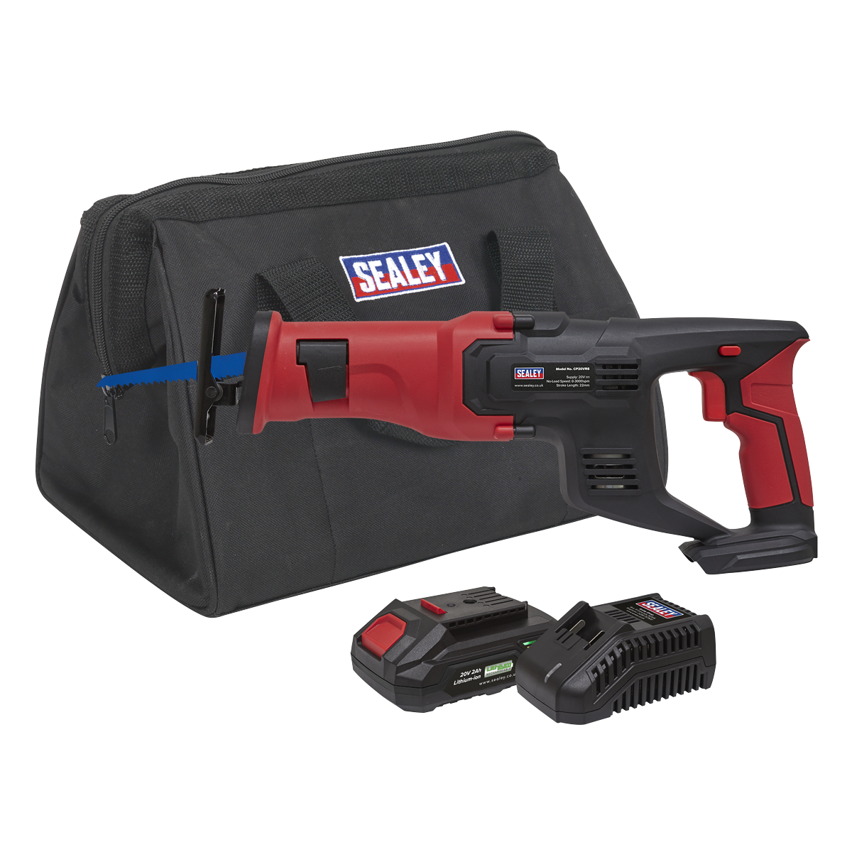 SV20 Series Cordless Reciprocating Saw Kit 20V 2Ah [CP20VRSKIT1]