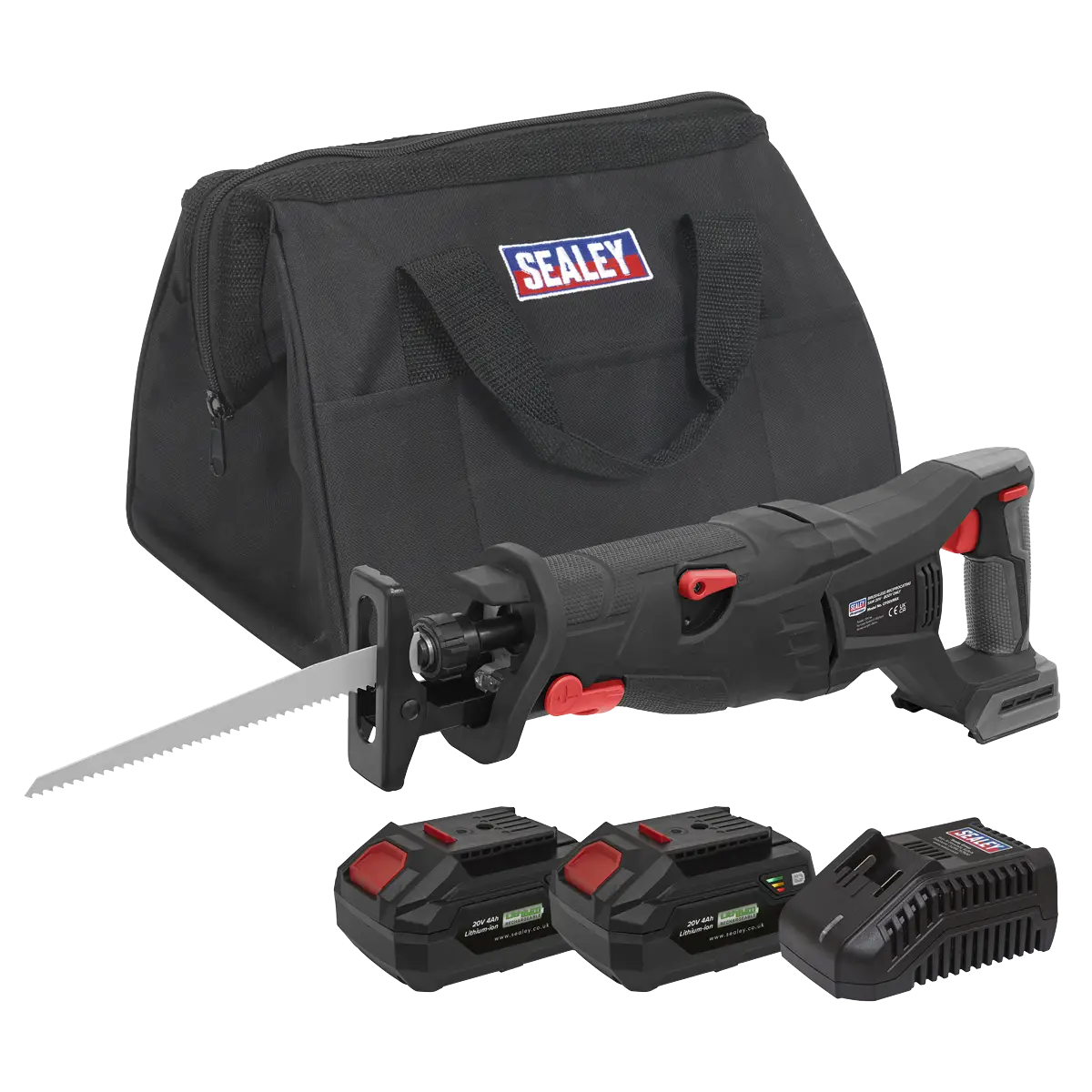 Premier SV20 Series Brushless Cordless Reciprocating Saw 20V 4Ah Kit - 2 Batteries [CP20VRSXKIT]