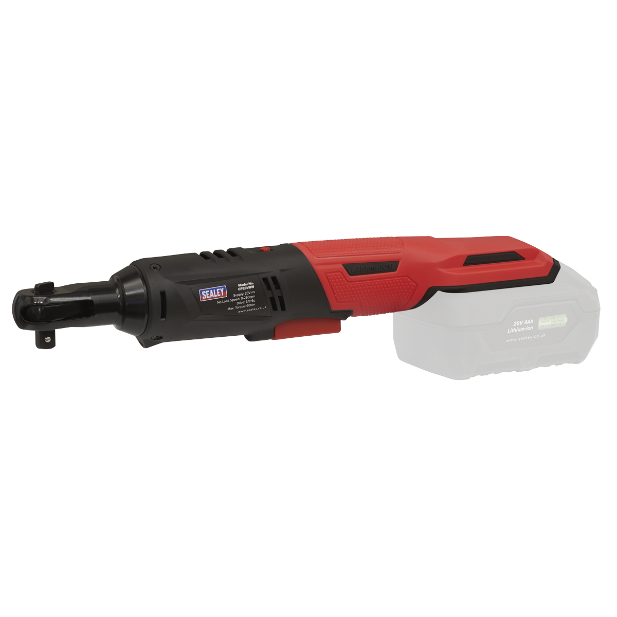 SV20 Series 3/8"Sq Drive Cordless Ratchet Wrench 60Nm 20V - Body Only [CP20VRW]