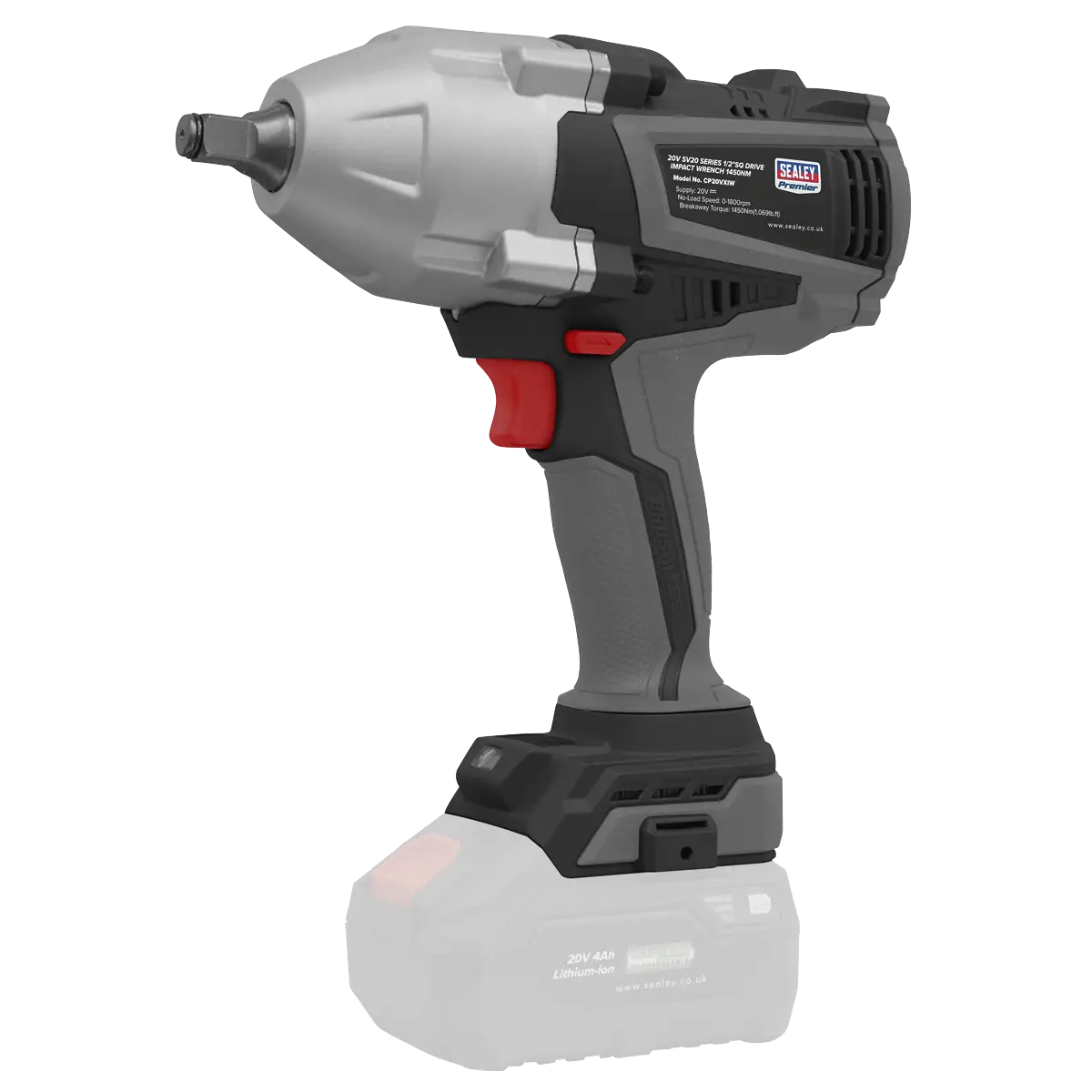 Premier SV20 Series 1/2"Sq Drive Brushless Cordless Impact Wrench 20V - Body Only [CP20VXIW]