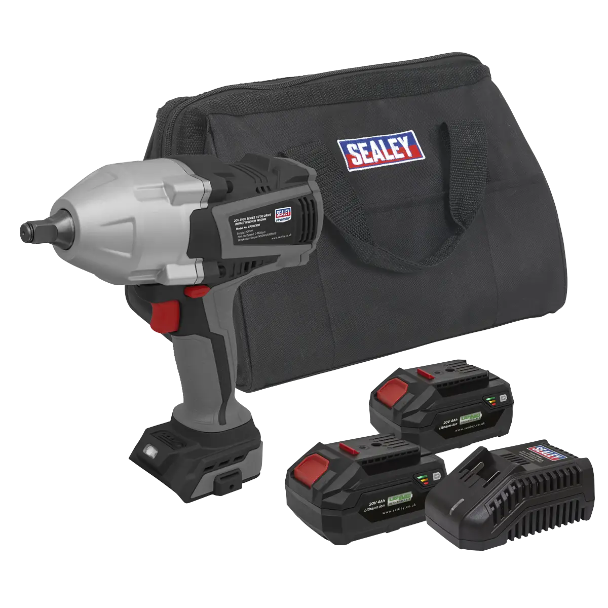 Premier SV20 Series Brushless Cordless Impact Wrench Kit 20V 4Ah - 2 Batteries [CP20VXIWKIT1]