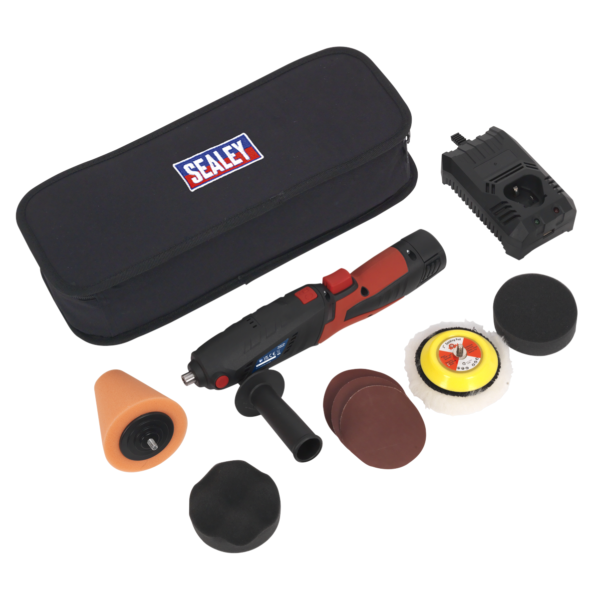 Cordless Mini Sander/Polisher Kit 75mm 12V [CP2812V]