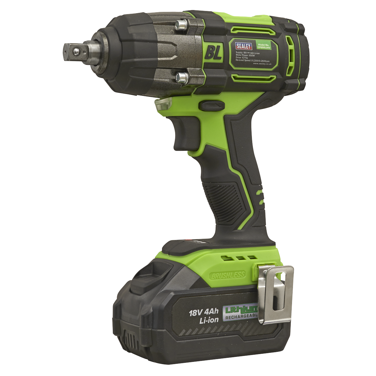 1/2"Sq Drive Cordless Brushless Impact Wrench 18V 4Ah [CP650LIHV]