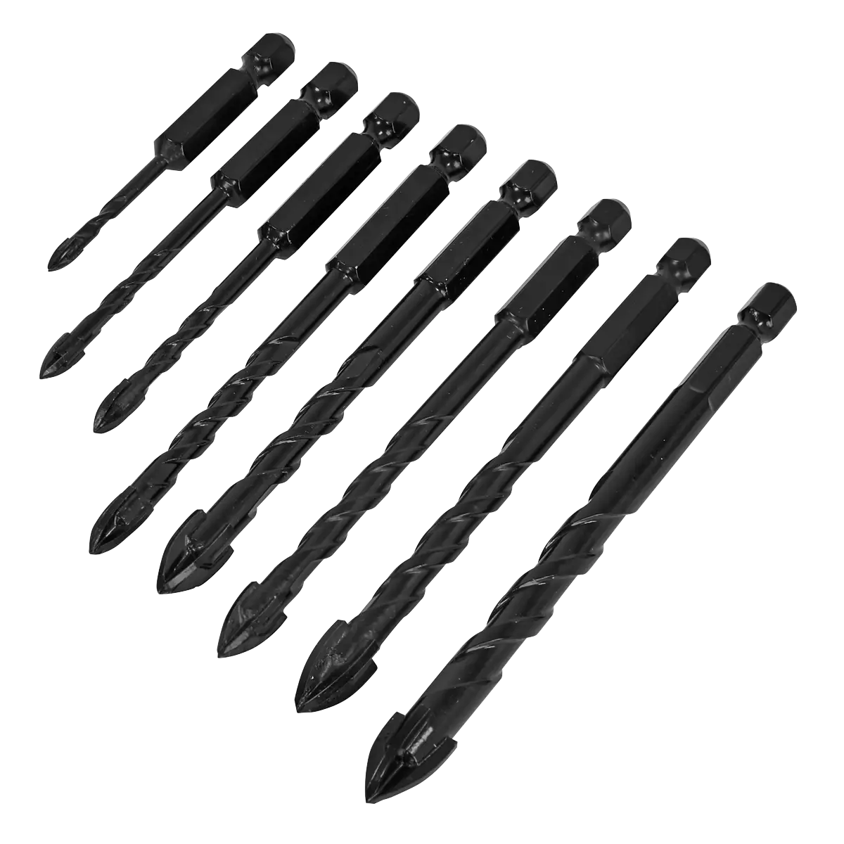 Tile & Glass Drill Bit Set 8pc [DBGC1]