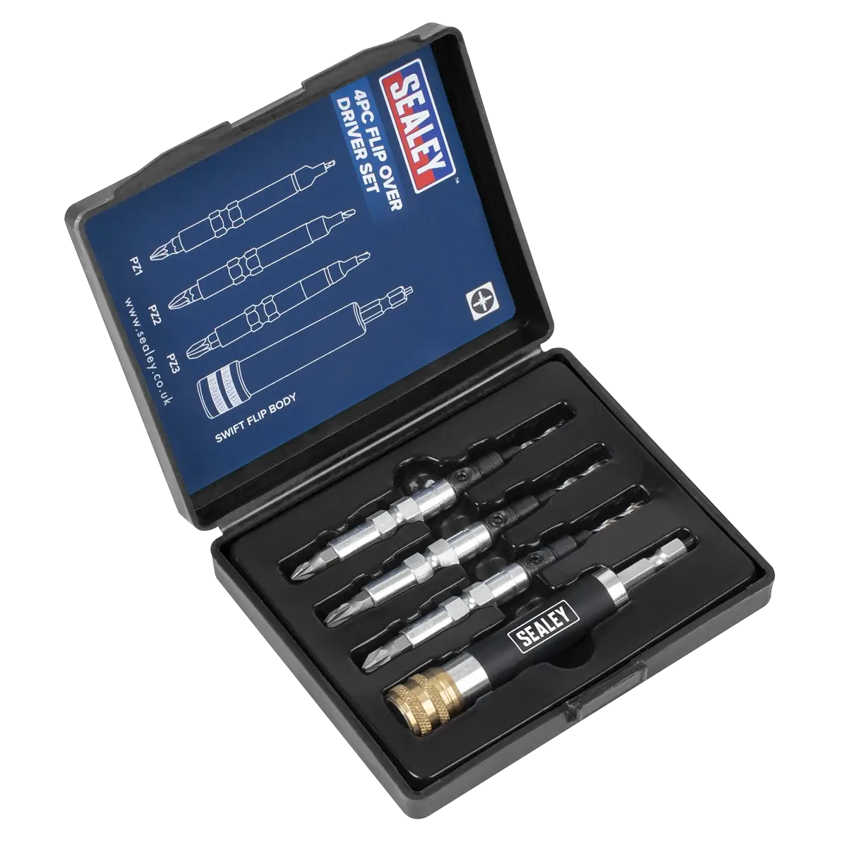 Flip-Over Drill/Driver Set 4pc [FDS4]