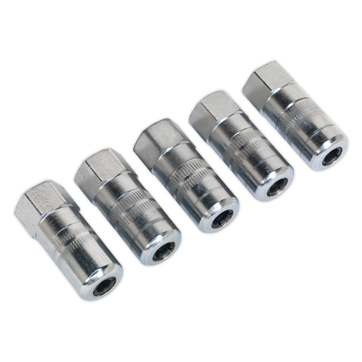 4-Jaw Heavy-Duty Hydraulic Connector 1/8"BSP - Pack of 5 [GGE5]