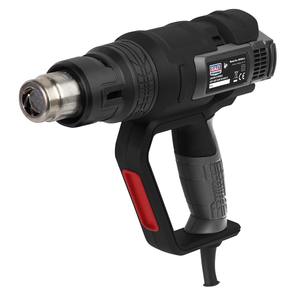 Premier 2000W 3-Speed Heat Gun 50-600°C [HS102]