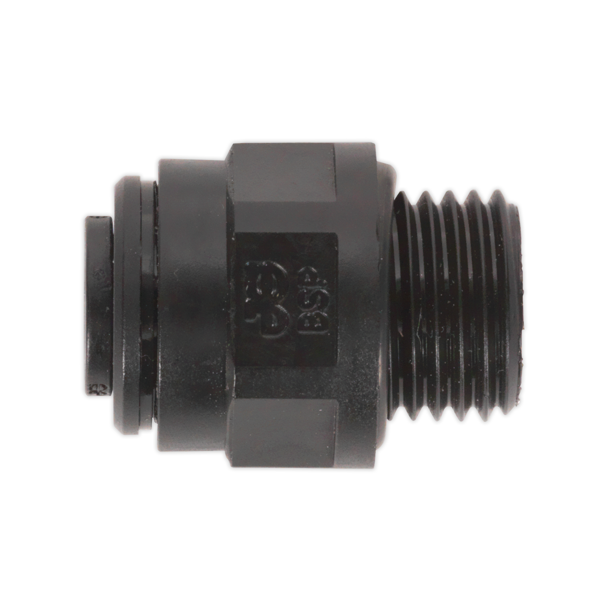John Guest® Straight Adaptor 10mm x 1/4"BSP - Pack of 5 [JGC1014]
