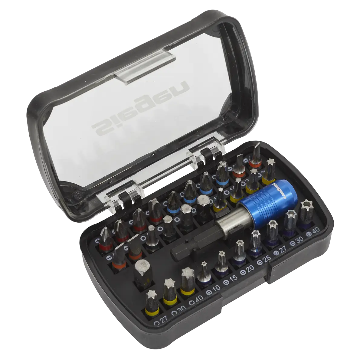 Siegen Colour-Coded Power Tool Bit Set 32pc [S01035]