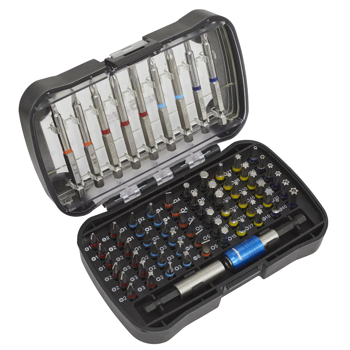Siegen Colour-Coded Power Tool Bit Set 71pc [S01038]