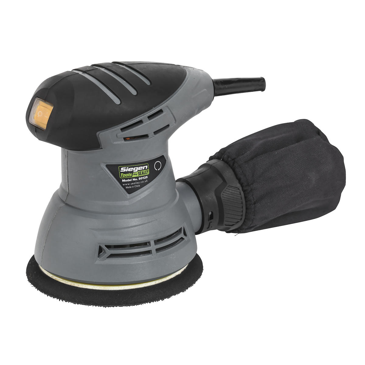 Siegen 125mm Random Orbital Palm Sander 240W/230V [S0125]