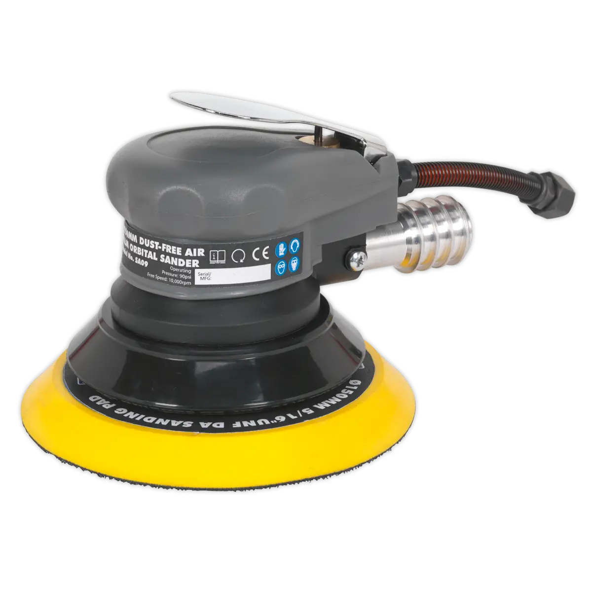 Dust-Free Air Palm Orbital Sander 150mm [SA09]