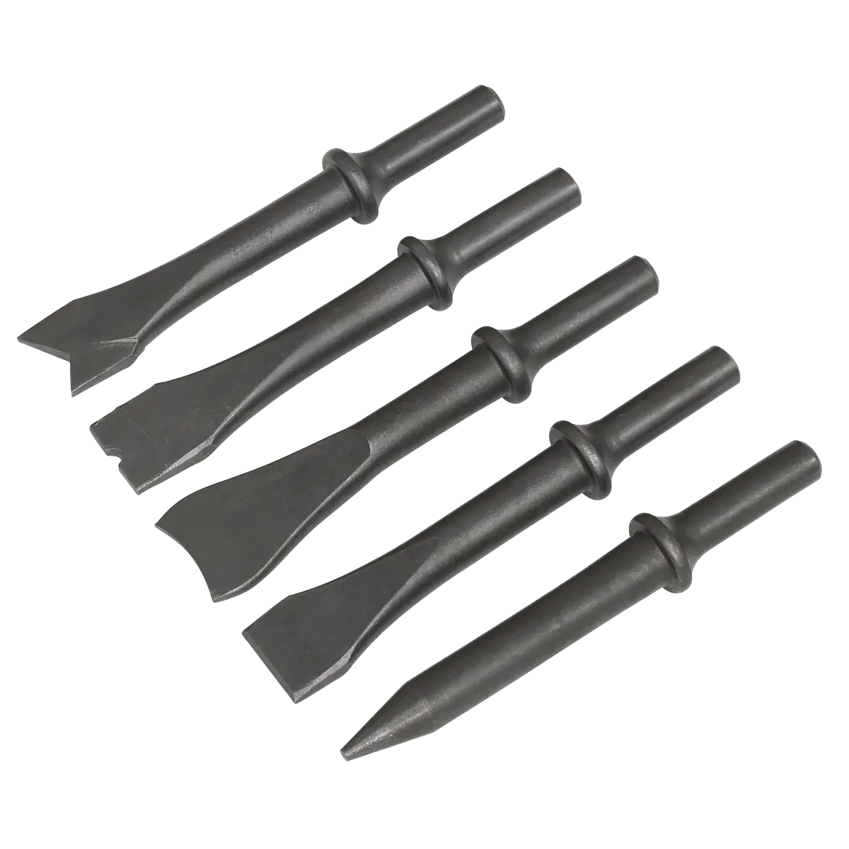 Air Hammer Chisel Set 120mm 5pc [SA12C]
