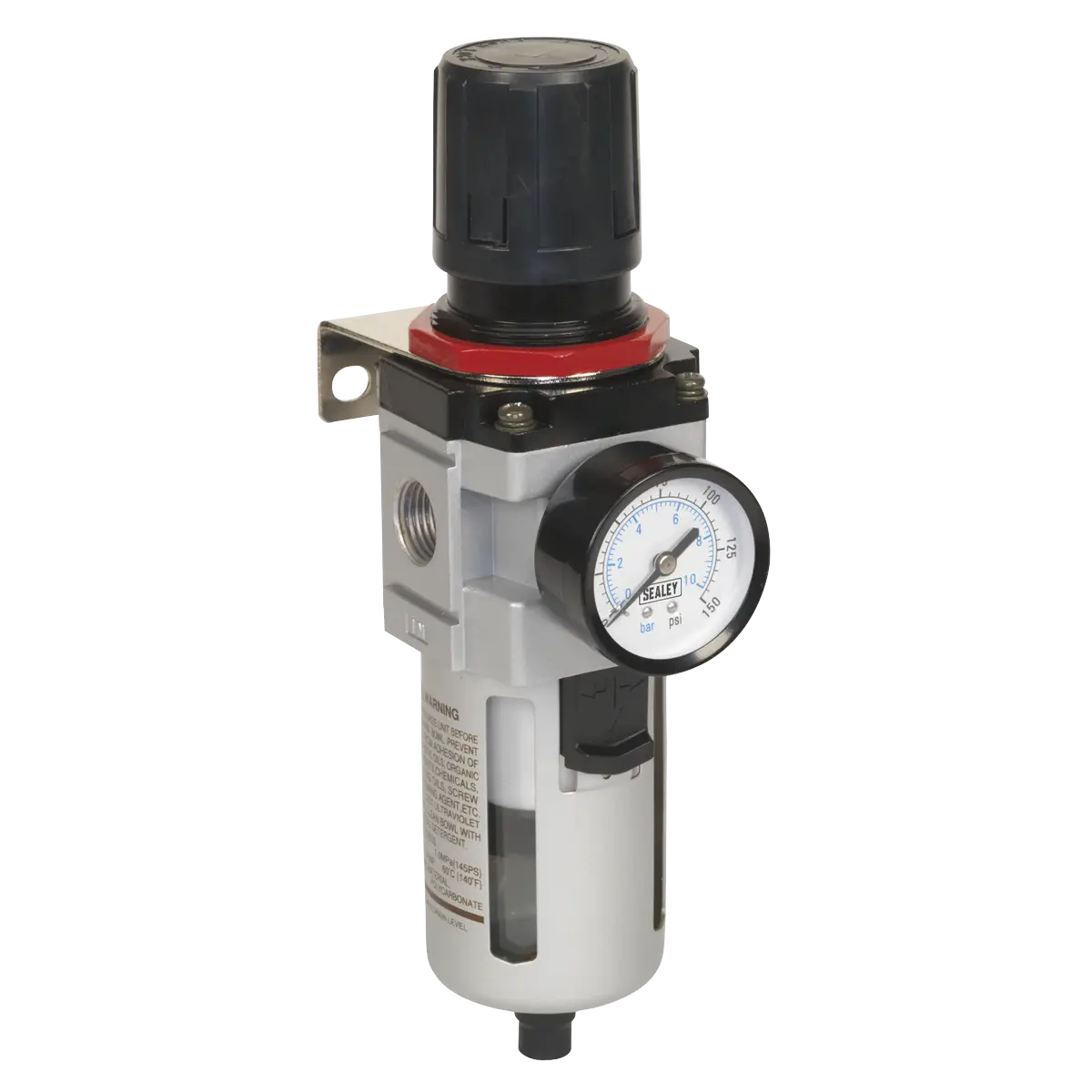 High Flow Air Filter/Regulator with Gauge [SA4001FR]