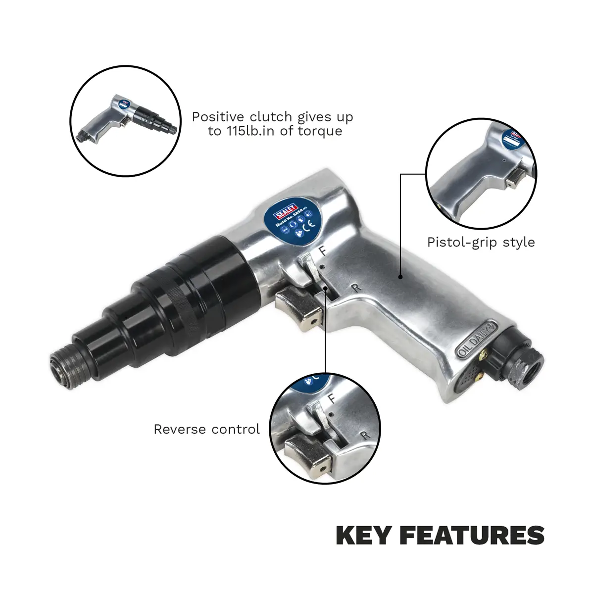 Pistol Grip Air Screwdriver [SA58]
