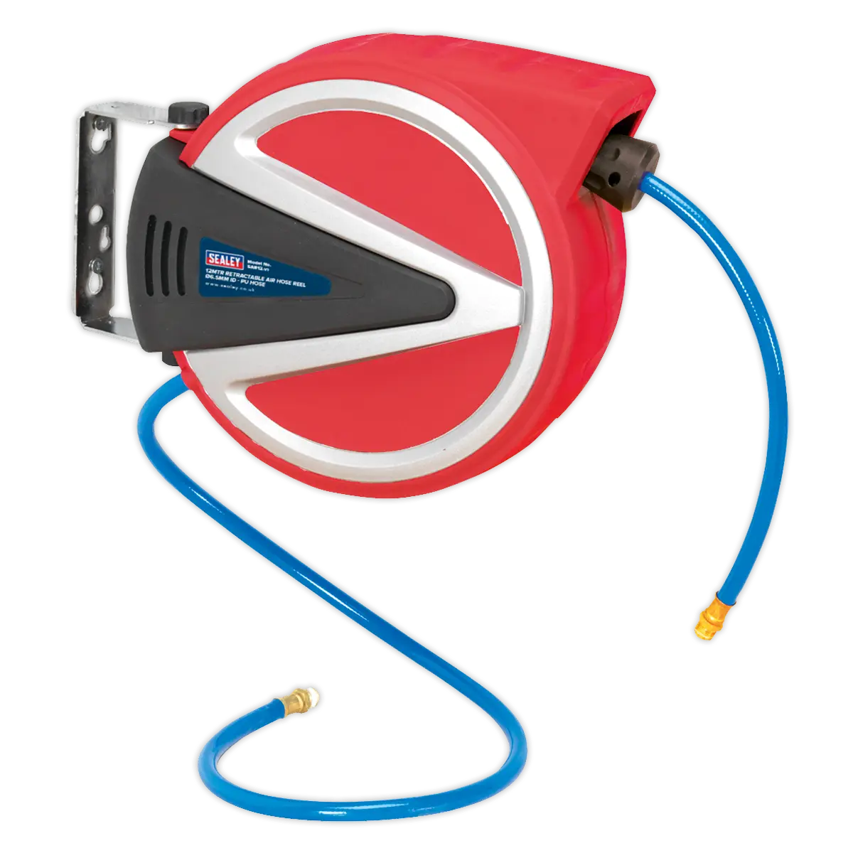 12m Retractable PU Air Hose Reel 6.5mm ID [SA812]