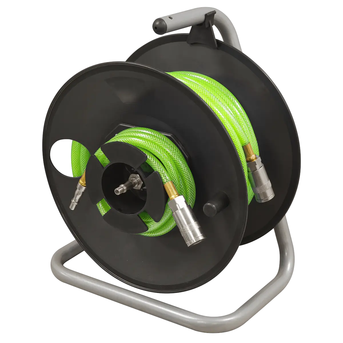 20m Portable Manual Air Hose Reel 6mm ID [SA825]