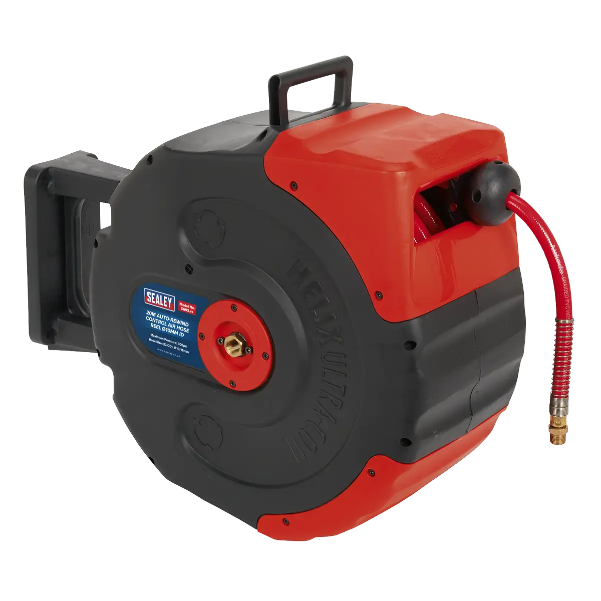 20m Auto-Rewind Control Air Hose Reel 10mm ID [SA93]