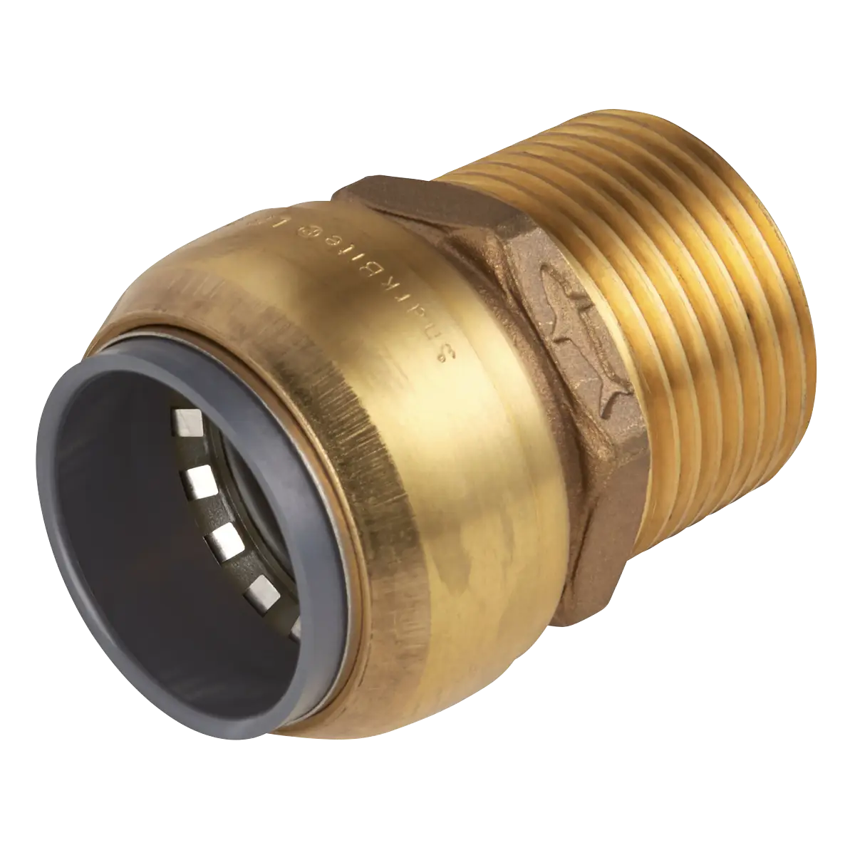 SharkBite® Brass Straight Adaptor 15mm x 1/2"BSPT [SBA15BSA]