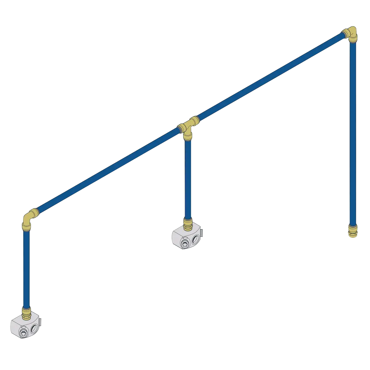 SharkBite® 12m 2-Drop Air Supply System Kit 15mm [SBAKIT215]