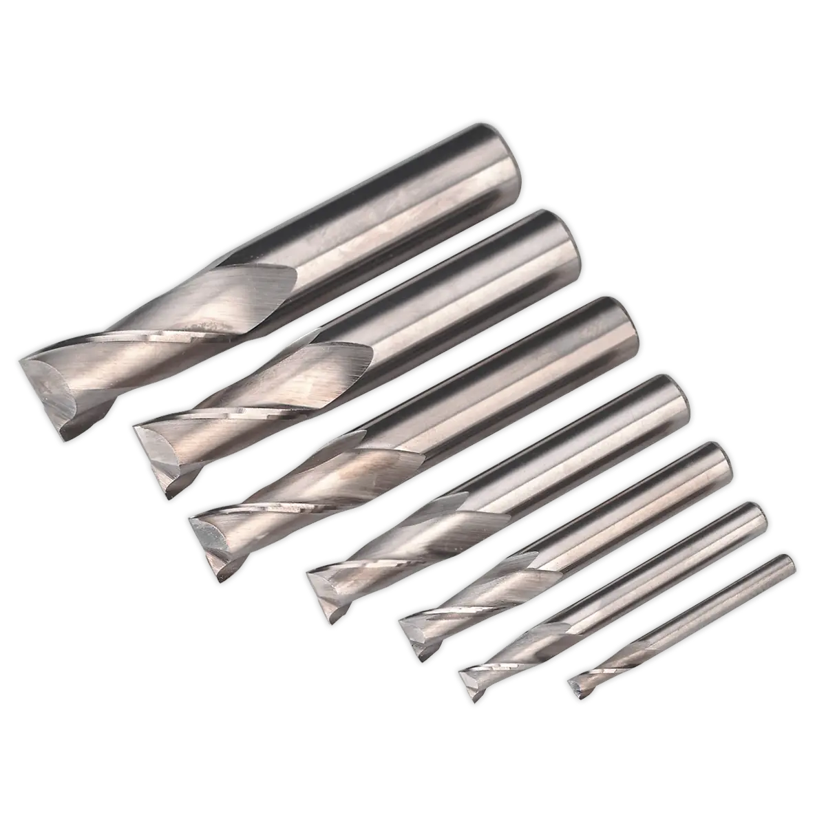 HSS End Mill Set 2 Flute 4-16mm [SM2502EMSET]