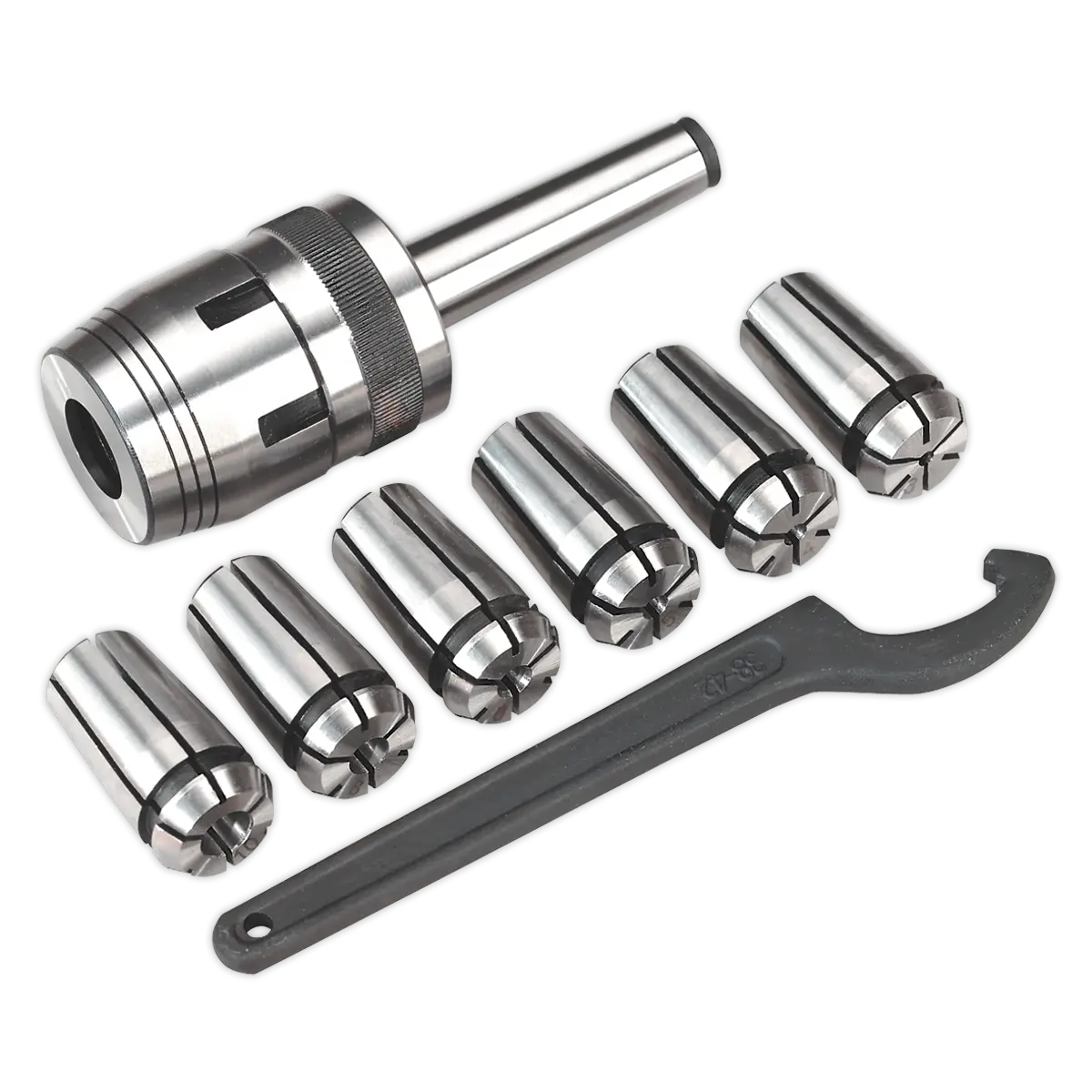 Mill Chuck Set MT2-M10 3-10mm [SM2503MCSET]