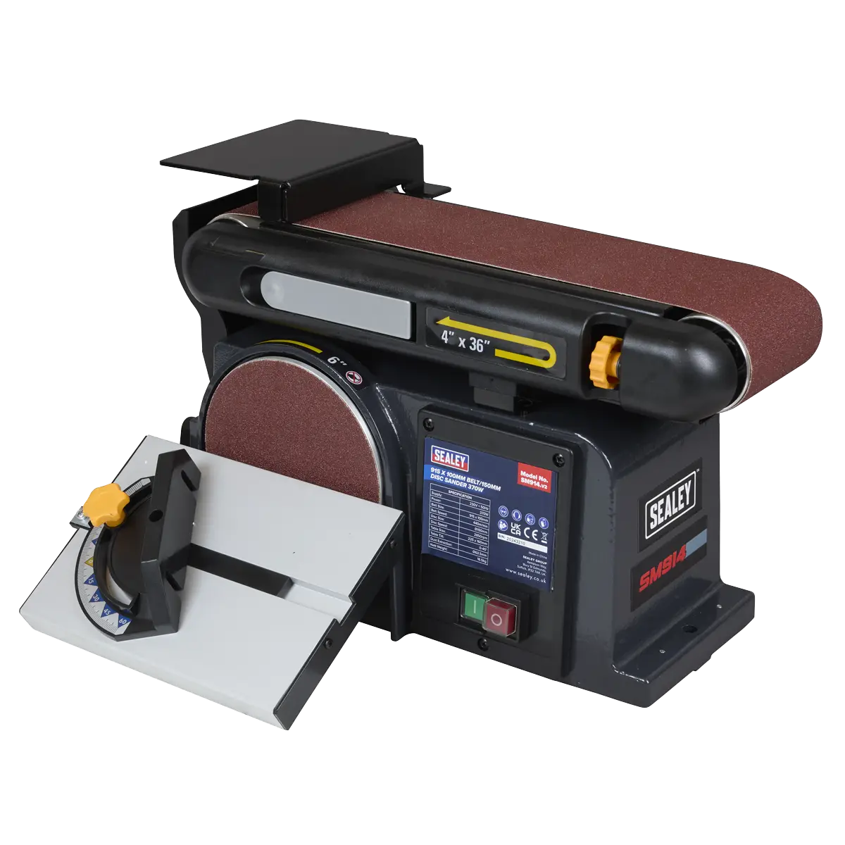 915 x 100mm Belt/150mm Disc Sander 370W/230V [SM914]