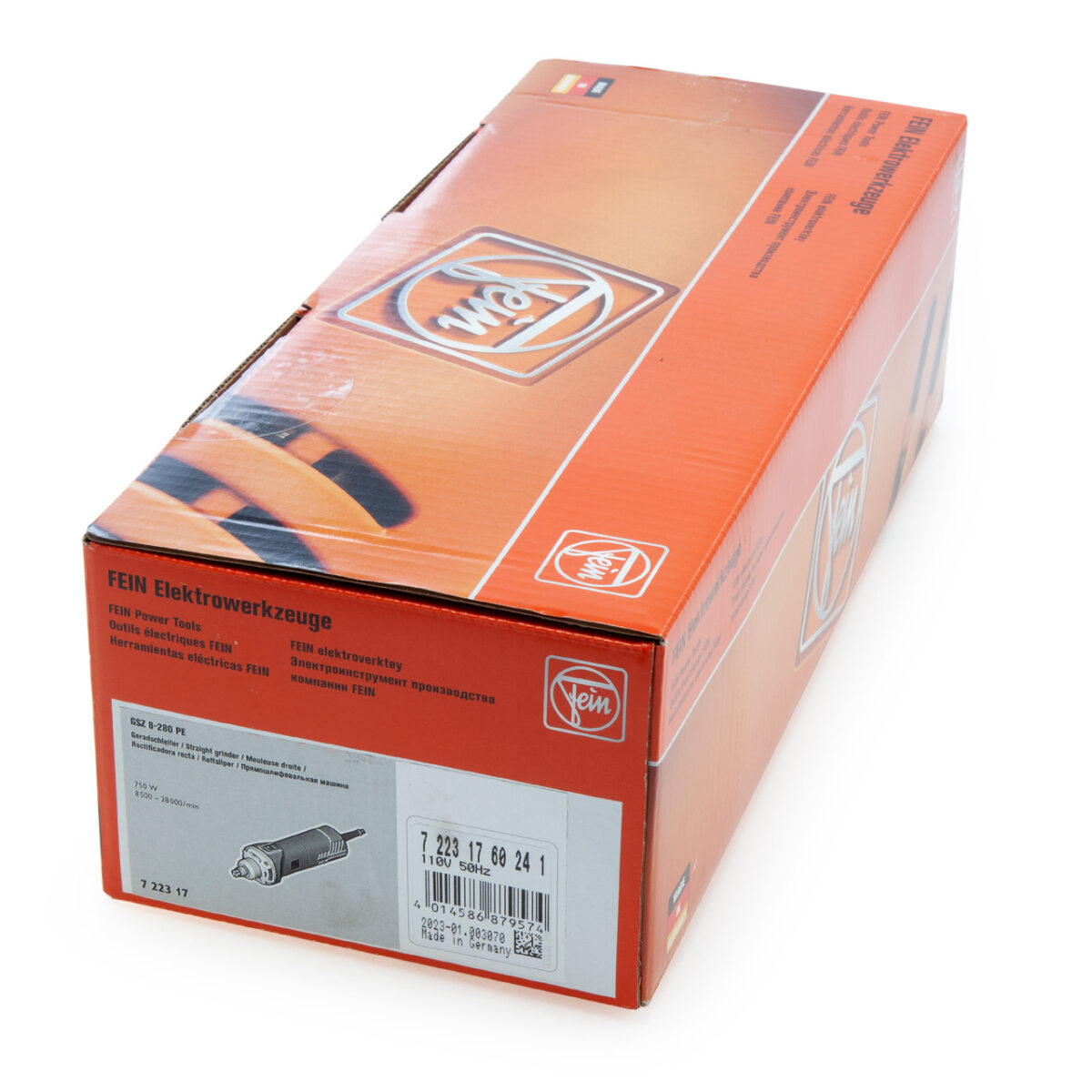 Fein GSZ 8-280 PE Straight Grinder (110V)