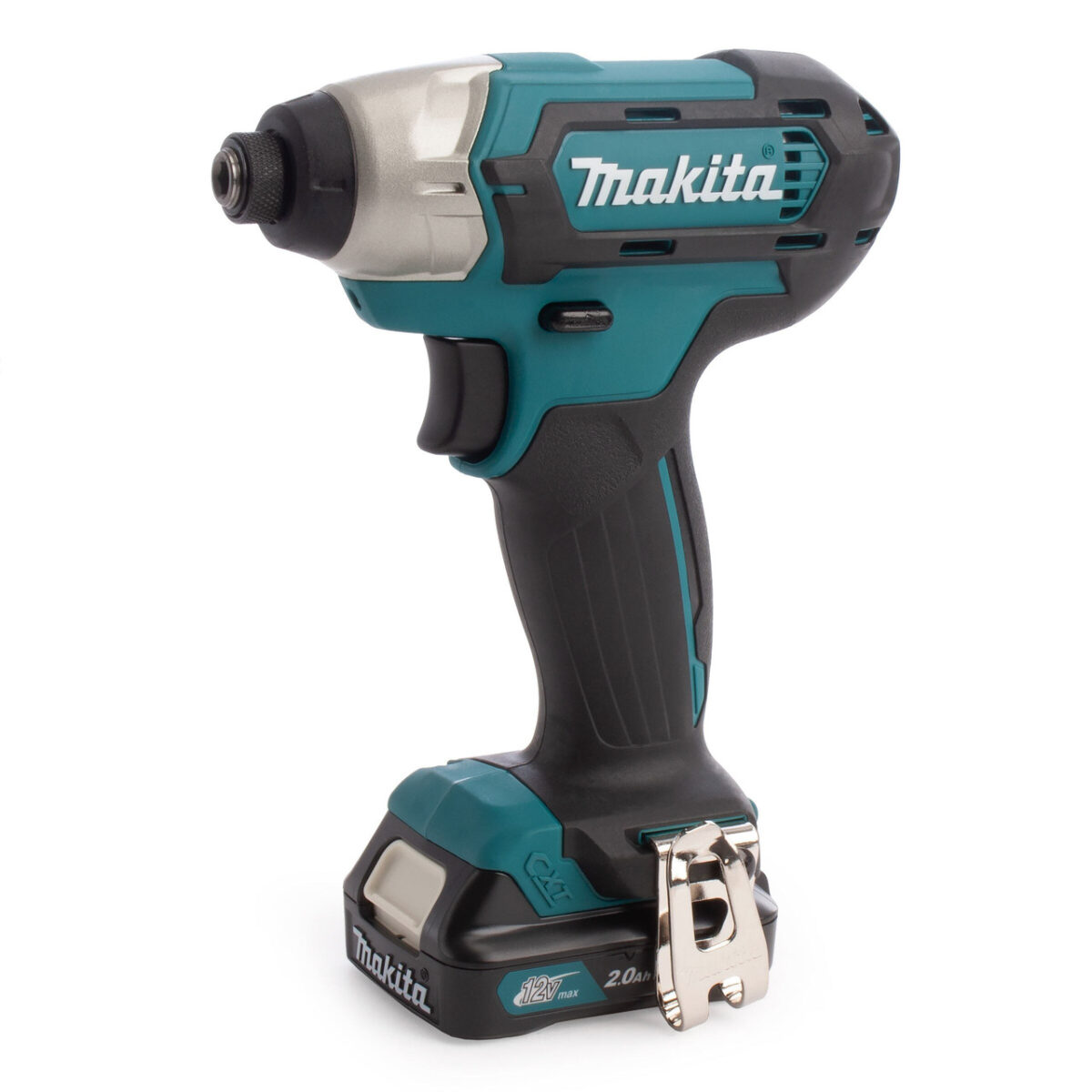 Makita CLX224AJ 12Vmax CXT Impact Driver & Drill Driver Twin Pack (2 x 2.0Ah Batteries)