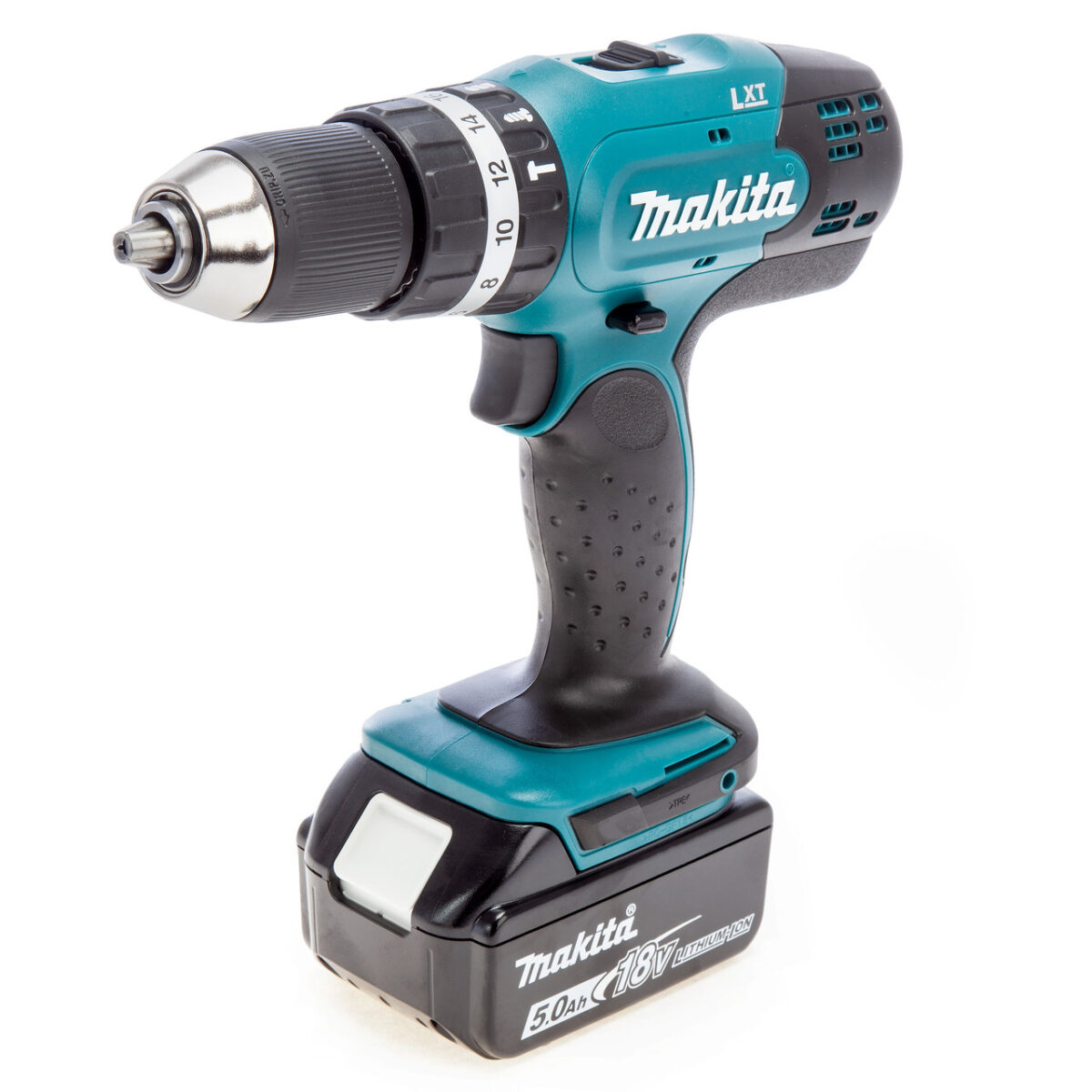 Makita DLX2025T 18V LXT Twin Pack - DHP453 Combi Drill + DHR202 Rotary Hammer (2 x 5.0Ah Batteries)