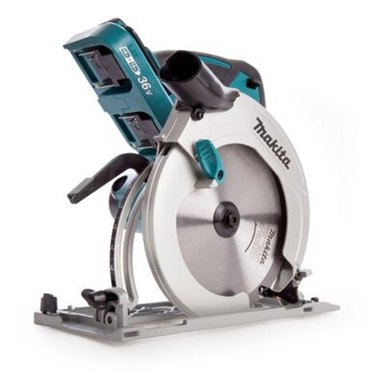 Makita DHS710ZJ Twin 18V LXT 190mm Circular Saw (Body Only) in Makpac Case
